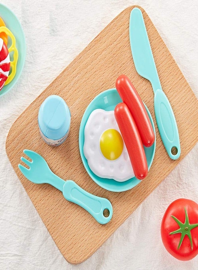 MANVI Kitchen Set For Kids Girl, Kitchen With Suitcase, Play Kitchen Set Pink Kids Kitchen Play Set Great Educational Toy Gifts For Girls (36 Pcs Kitchen Set) - Image 4